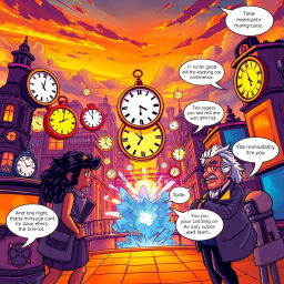 ChronoClash: Whose Time Is It Anyway? - Text-based game