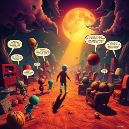 Whose Nightmare Is It Anyway? - Text-based game