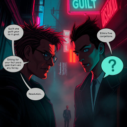 Whose Guilt Is It Anyway? - Text-based game