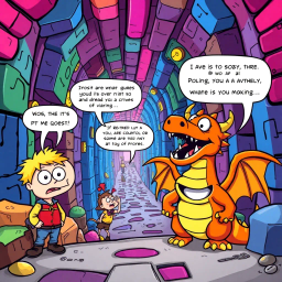 MetaQuest: Who's Adventure Is It Anyway? - Text-based game