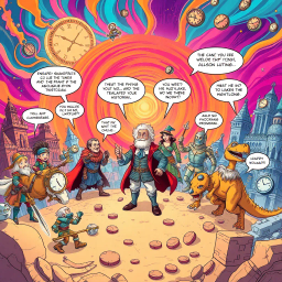 Chrono Clash: Whose Time Is It Anyway? - Text-based game