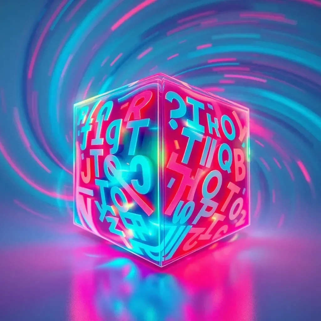 Spinning Glyph Puzzle
