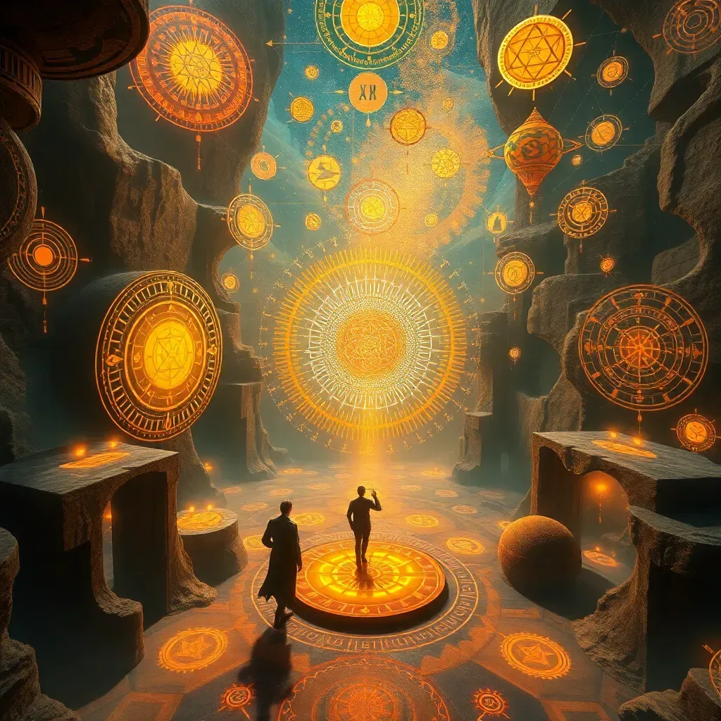 Spinning Glyphs Adventure