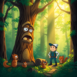 Log Jam: Wood You Believe It? - Text-based game