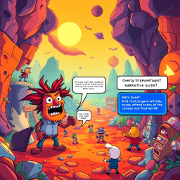 MetaQuest: Whose Adventure Is It Anyway? - Text-based game