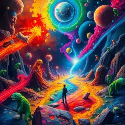Spectrum Wars: Which Dimension Is It Anyway? - Text-based game