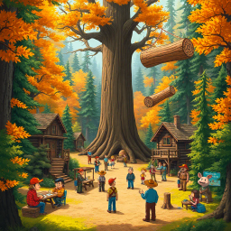 Log Jam: Wood You Believe It? - Text-based game