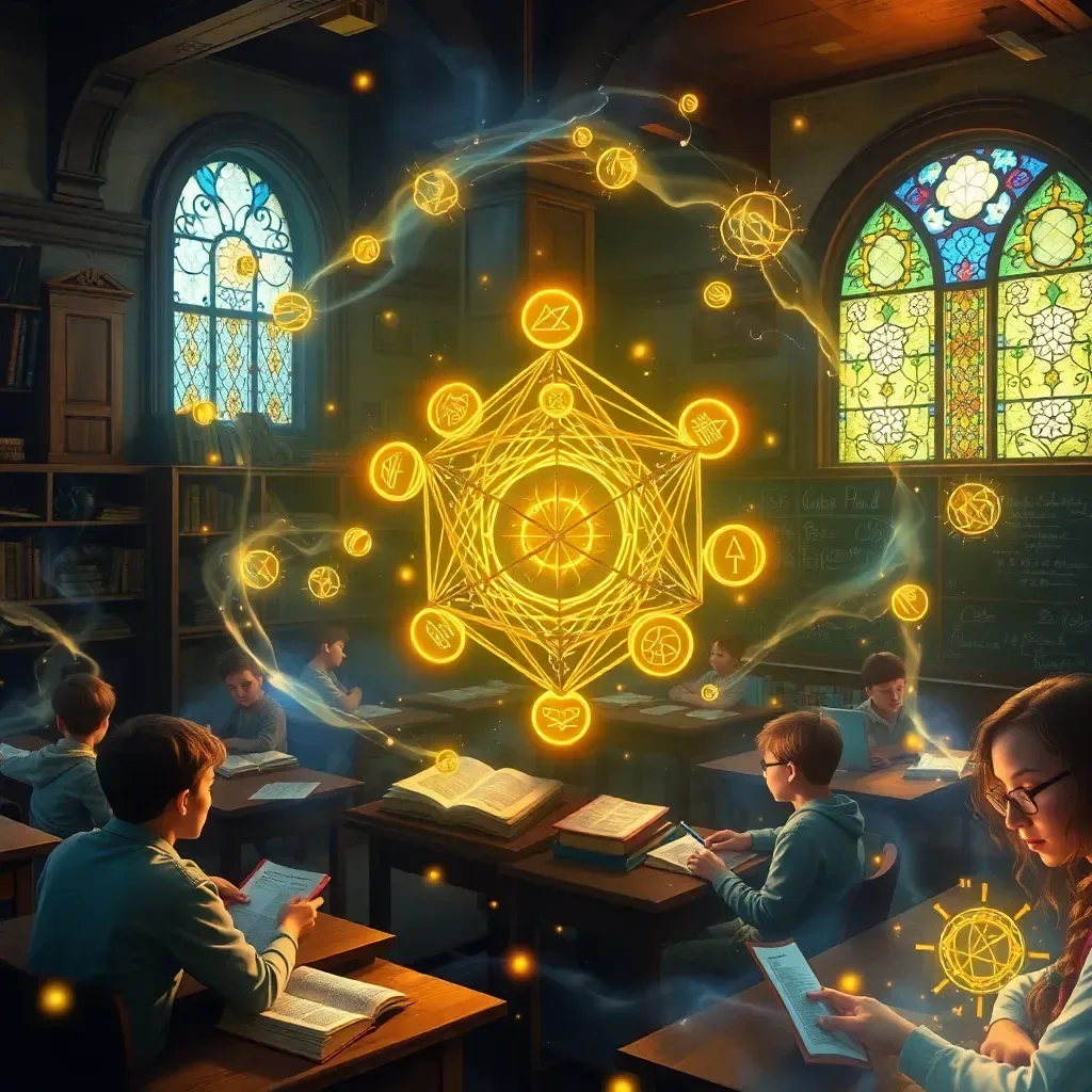 Spinning Glyphs