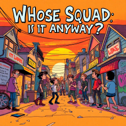 Whose Squad Is It Anyway? - Text-based game