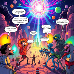 Spectrum Wars: Which Dimension is it Anyway? - Text-based game