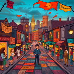 Code Switch Chronicles: Whose Hello is it Anyway? - Text-based game