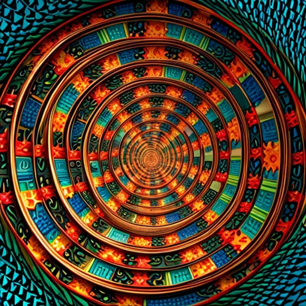 Spinning Glyphs