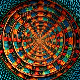 Spinning Glyphs