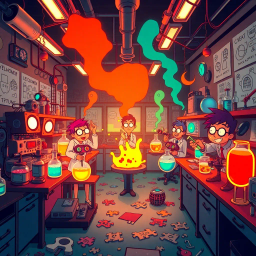 Whose Lab Is It Anyway? - Text-based game