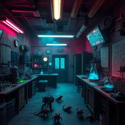 Whose Lab Is It Anyway? - Text-based game