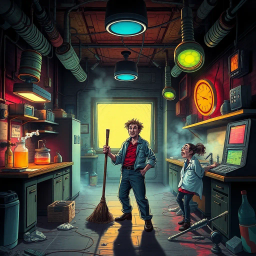 Whose Lab Is It Anyway? - Text-based game