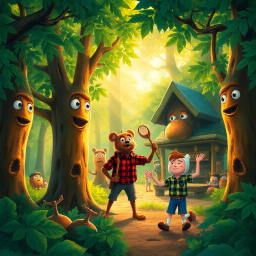 Log Jam: Wood You Believe It? - Text-based game