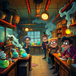 Whose Lab Is It Anyway? - Text-based game