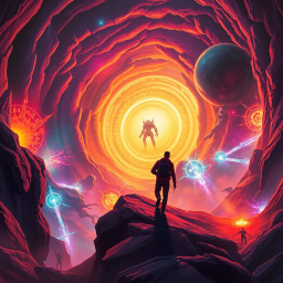 Spectrum Wars: Which Dimension Is It Anyway? - Text-based game