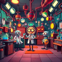 Whose Lab Is It Anyway? - Text-based game