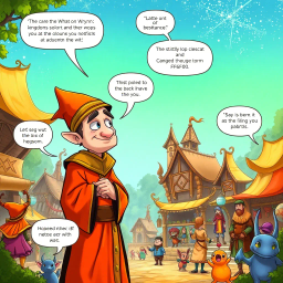 Prophecy Punchline - Text-based game