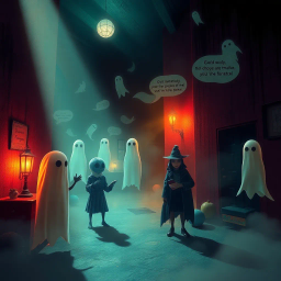 Hello, Whose Ghost Is It Anyway? - Text-based game