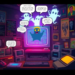 Pixel Haunt: Debugging the Dead