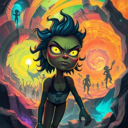 Spectrum Wars: Which Dimension Is It Anyway? - Text-based game