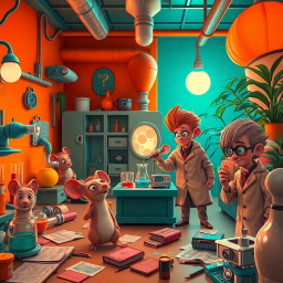 Lab Rats: Who's Lab is it Anyway? - Text-based game