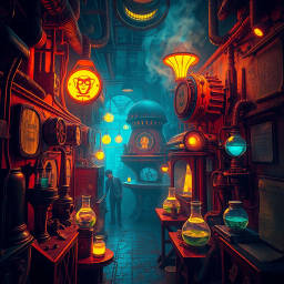 Labyrinth of the Mad Scientist - Text-based game