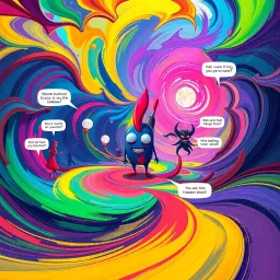 Spectrum Wars: Which Dimension Is It Anyway? - Text-based game
