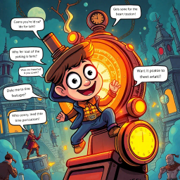 Chrono-Caper: Whose Time Is It Anyway? - Text-based game