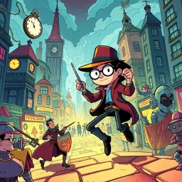 Chrono-Caper: Whose Time Is It Anyway? - Text-based game