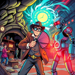 Chrono-Caper: Who's Time Is It Anyway? - Text-based game