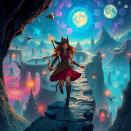 Fantasy/Sci-Fi Hybrid text games