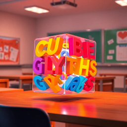 Cube Glyphs - Text-based game