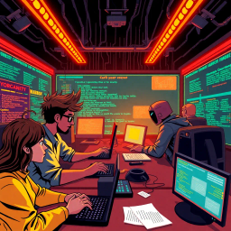 Code Red: The OpenBSD Chronicles - Text-based game