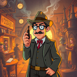 Chrono-Caper: Whose Time Is It Anyway? - Text-based game