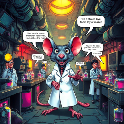 Exhibit A: Lab Rats Unleashed - Text-based game
