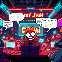 Deff Jam: The Ultimate Code Duel - Text-based game