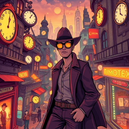 Chrono Caper: Who's Time is It Anyway? - Text-based game