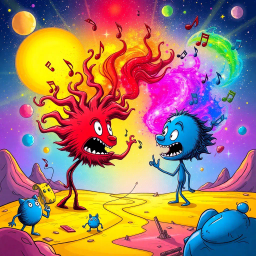 Spectrum Wars: Which Dimension is it Anyway? - Text-based game