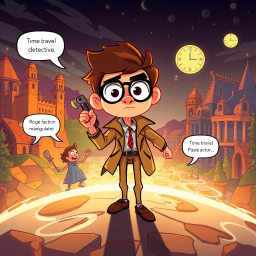 Chrono-Caper: Whose Time Is It Anyway? - Text-based game