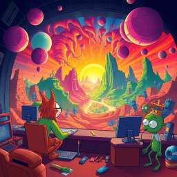 Spectrum Wars: Which Dimension Is It Anyway? - Text-based game