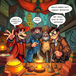 Relic Rumble: Whose Is It Anyway? - Text-based game