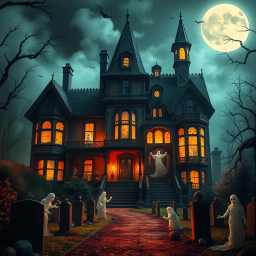 Whose Haunt Is This? - Text-based game