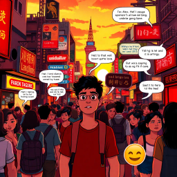Code Switch Chronicles: Whose Hello Is It Anyway? - Text-based game
