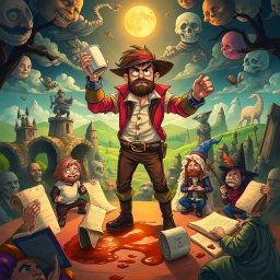 Metaquest: Whose Adventure is it Anyway? - Text-based game