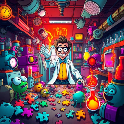 Whose Lab Is It Anyway? - Text-based game