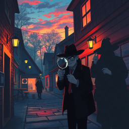Whodunit: The Hello Conundrum - Text-based game